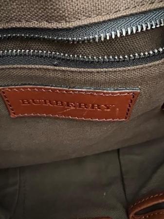 Image 2 of Authentic Rare Burberry House Check Bridle Handbag