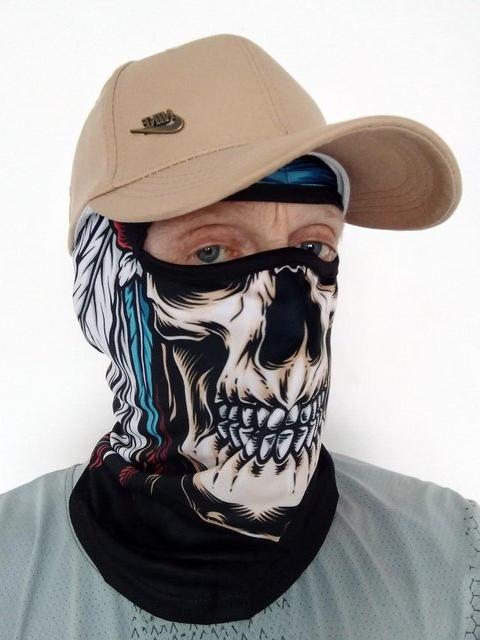 Skull face mask USA Indian. FREE baseball cap included. - £18 each