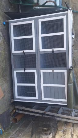 Image 5 of 6ft Rabbit Hutch with Thermal Coat