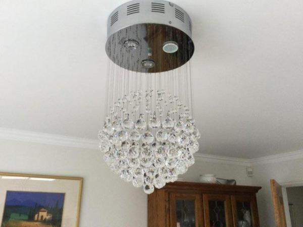 Image 3 of Beautiful crystal ceiling light fitting