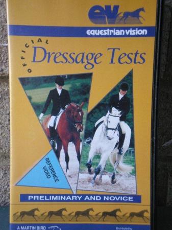 Image 1 of Official Dressage Tests: Preliminary & Novice VHS tape