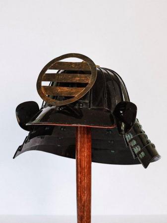 Image 3 of Antique Japanese helmet ( kabuto)