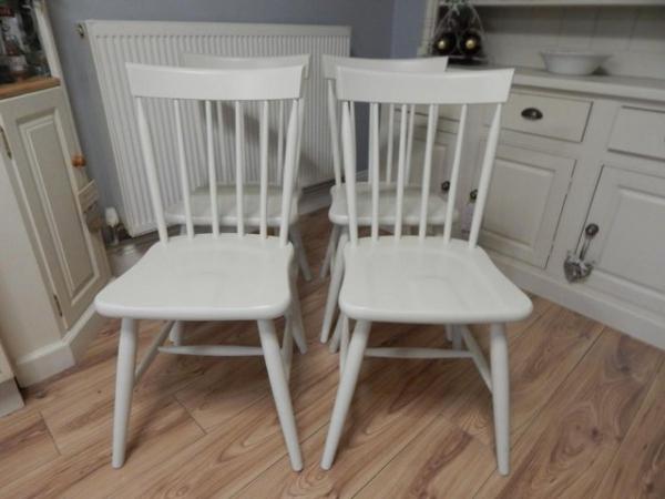 Image 10 of Beech Farmhouse Kitchen table / Dining table & 4 chairs