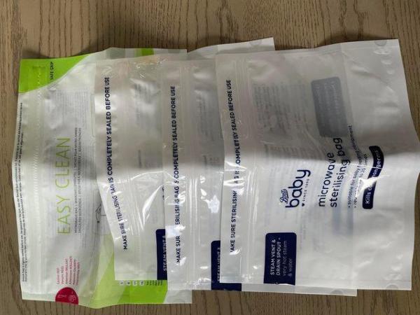 Image 2 of Baby disposable sterilising bags x 4