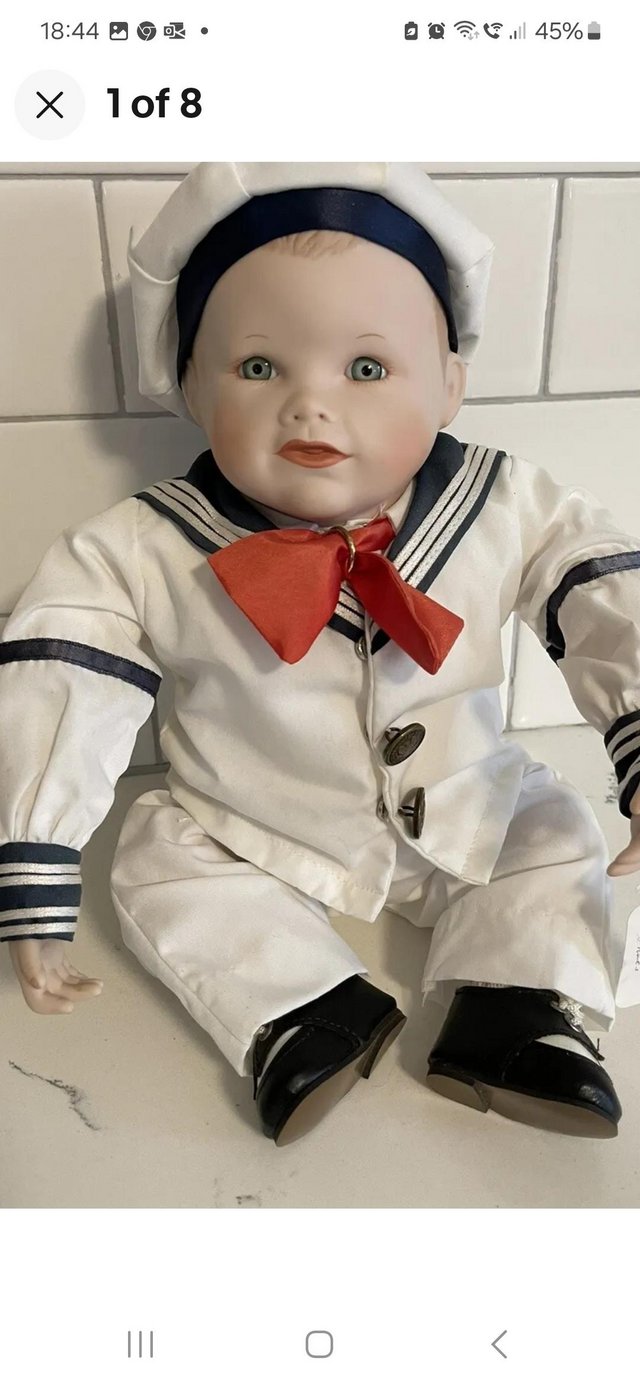 Preview of the first image of Ashton drake porcelain dolls.