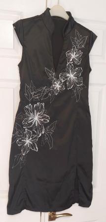 Image 1 of Jane Norman black sleeveless dress size 12