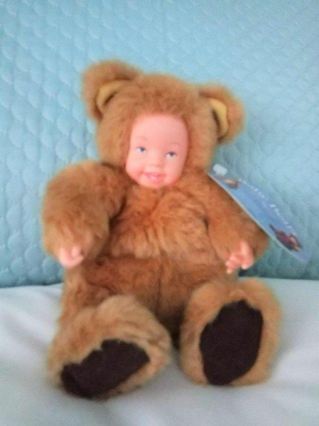 Preview of the first image of Vintage Anne Geddes Baby Bear Doll.