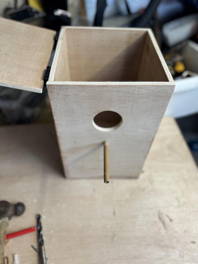 Preview of the first image of Nestbox for parrots parakeets.