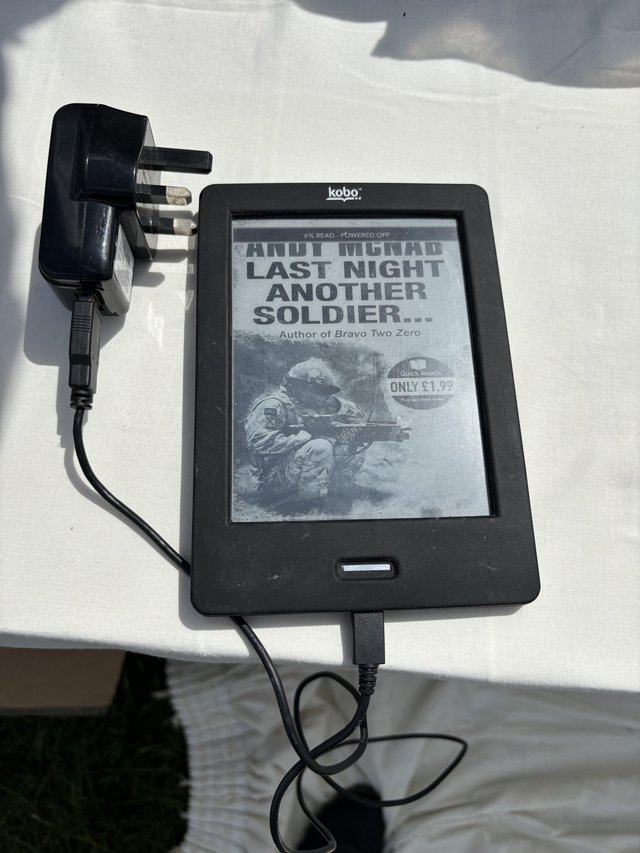 Preview of the first image of Kobo E-reader download your favourite books.