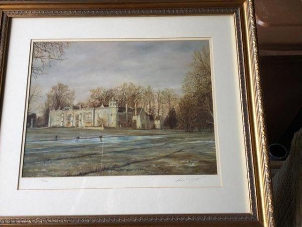 Image 1 of Lacock abbey print by local artist