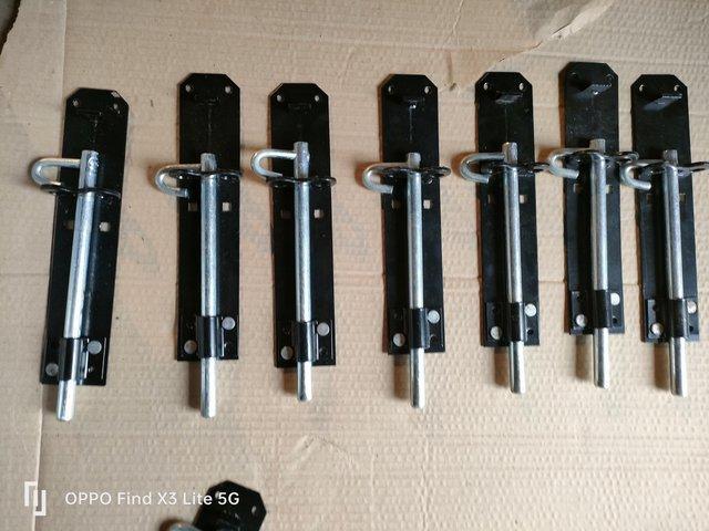 Preview of the first image of Gate /door fixings an bolts for sale.