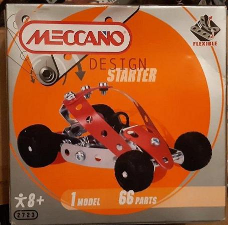 Image 1 of Meccano design starter model go kart kit for ages 8 plus New