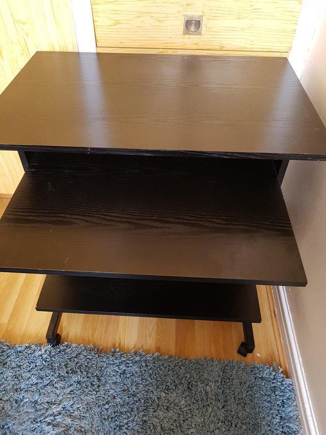 Preview of the first image of Retro Computer Work Station Table on Wheels.