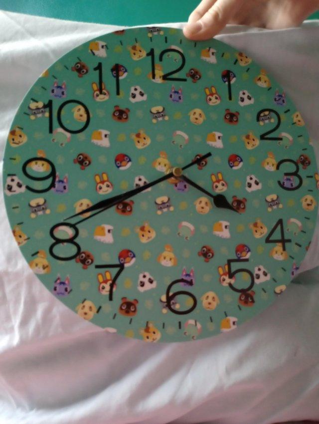 Preview of the first image of Animal crossing clock , excellent condition.