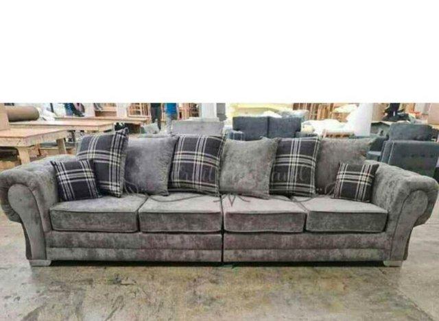 Preview of the first image of NEW 4 SEATER VERONA SOFAS IN SALE OFER.