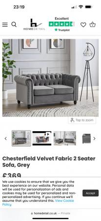 Image 1 of 2 seater sofas x2 absolutely gorgeous
