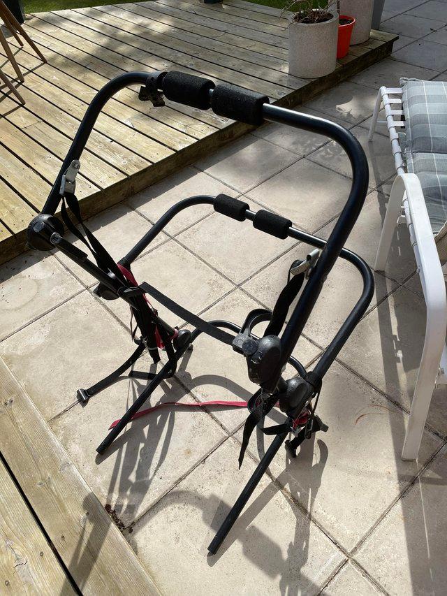 Preview of the first image of Bike rack, can take up to 3 bikes at a time.