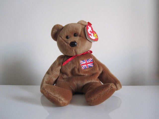 Preview of the first image of Ty beanies Britannia the bear New with tags.