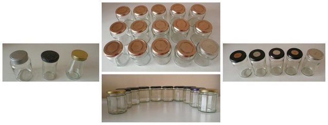 Image 2 of 67 Assorted Sizes Jam Jars Preserves, Party, Crafts, Storage
