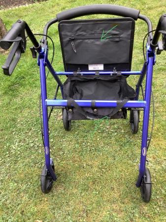 Image 2 of Lightweight Rollator with seat