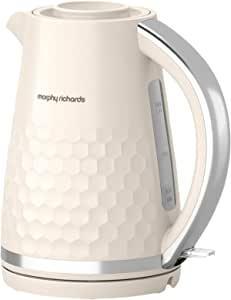 Image 1 of MORPHY RICHARDS DIMNESIONS 1.5L KETTLE CREAM-3kW -NEW