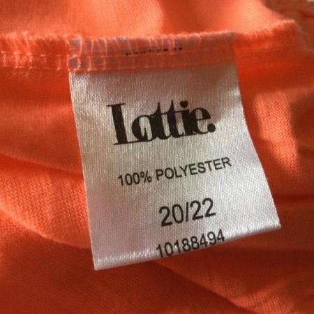 Image 10 of Pretty LOTTIE sz20 Fluorescent Orange Baggy Vest