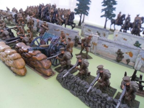 Image 2 of 156 figures First World War British soldiers 40mm Metal.