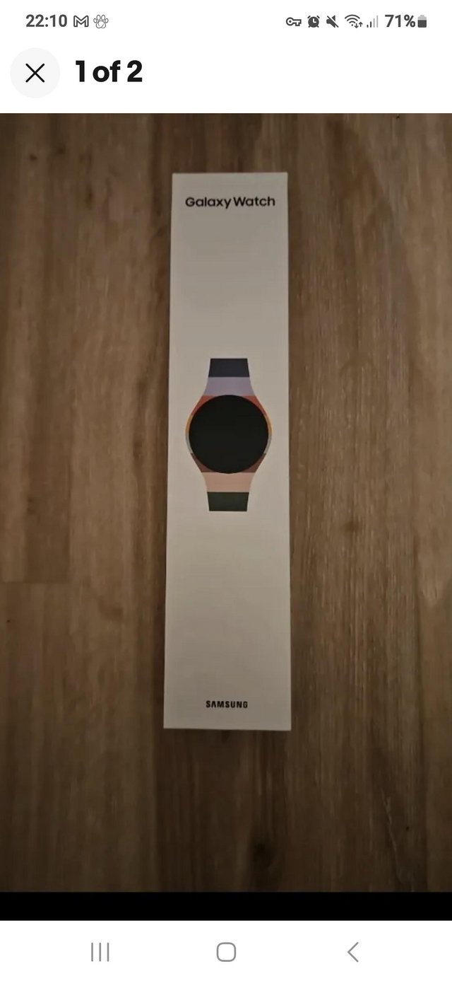 Preview of the first image of Samsung Galaxy Watch 6. Brand new in box. Perfect condition.