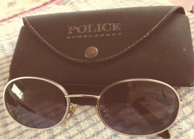Image 1 of Original Police Sunglasses and case.