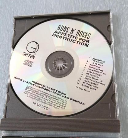 Image 7 of Guns N' Roses single disc Album: Appetite for Destruction.