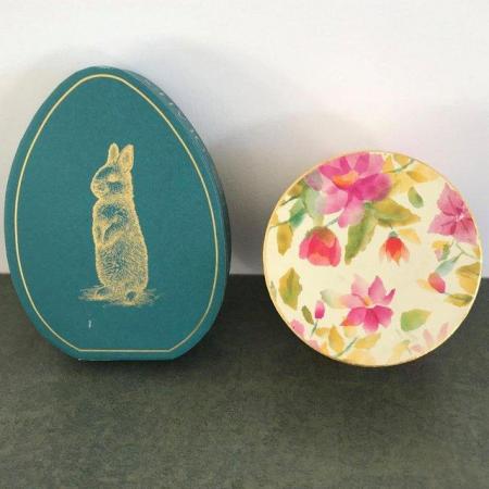 Image 1 of Rococo Chocolates Easter rabbit & floral gift boxes.