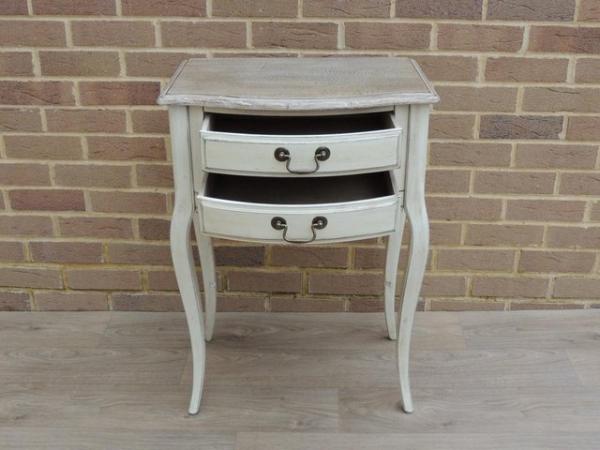 Image 6 of Tall French Cream Side Table (UK Delivery)