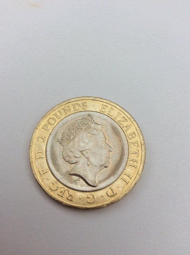 Preview of the first image of Rare £2:00 coin. The First World War.
