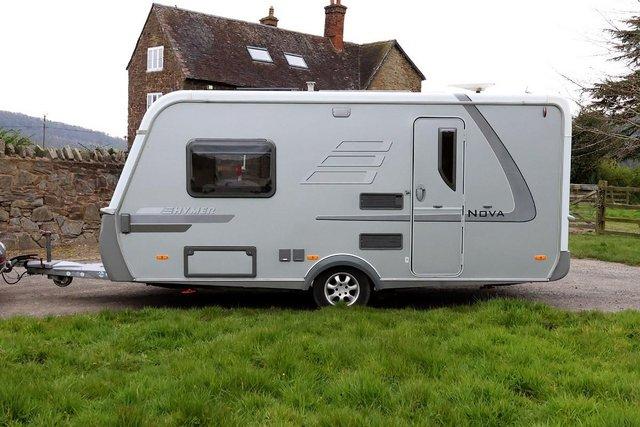 Preview of the first image of Hymer Nova 470 2 berth caravan.