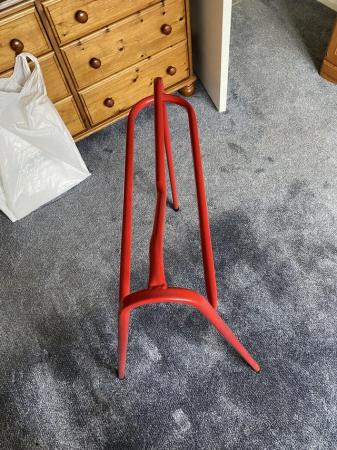 Image 1 of Free standing saddle rack