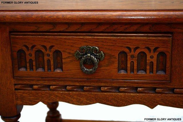 Image 36 of OLD CHARM LIGHT OAK TWO DRAWER OCCASIONAL COFFEE TABLE STAND