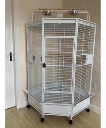 Image 5 of Parrot-Supplies Oklahoma Premium Play Top Corner Parrot Cage