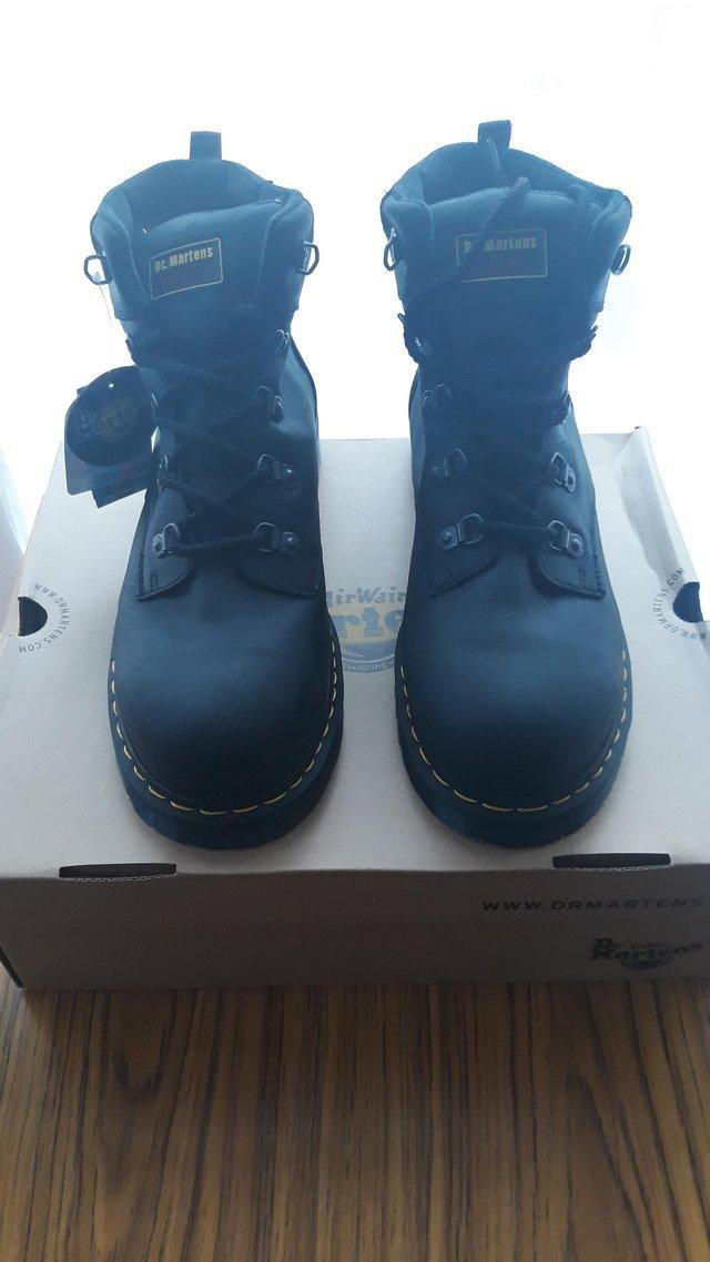 Preview of the first image of Dr martins steel toe cap safety boots size 11uk.