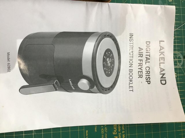 Preview of the first image of Lakeland Digital Crisp Air Fryer.