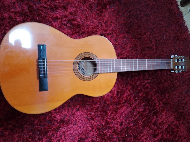 Preview of the first image of Nylon string guitar in soft case.