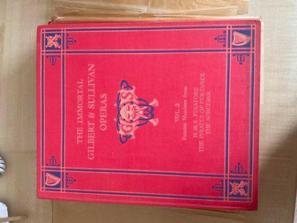 Image 1 of Gilbert & Sullivan opera books -vintage
