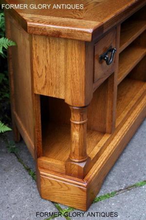 Image 103 of AN OLD CHARM FLAXEN OAK CORNER TV CABINET STAND MEDIA UNIT