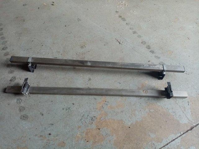 Preview of the first image of Roof bars for old car or van used but in good condition.