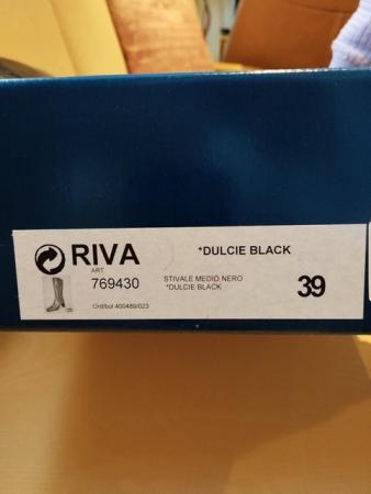 Image 2 of Riva Cadora Dulcie black leather boots