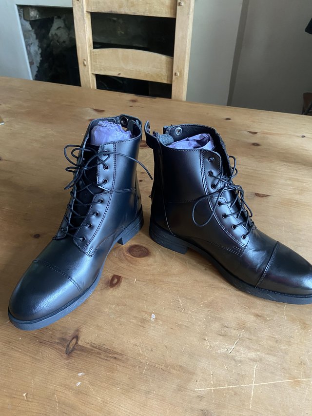 Preview of the first image of Brogini jodhpurs boot black size 40.
