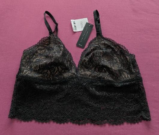 Image 1 of Ladies Black Lace Bra Top From The Emma Willis Collection