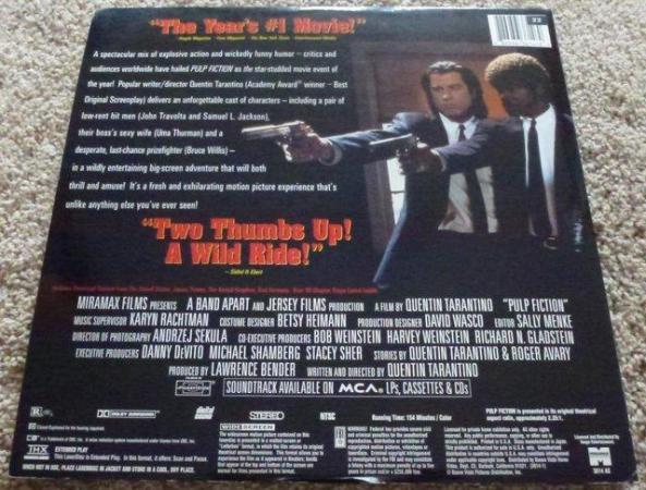 Image 2 of Pulp Fiction, Laserdisc (1994)