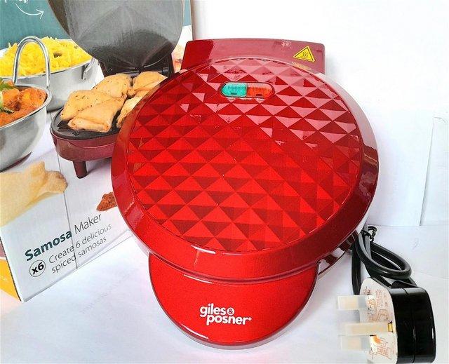 Preview of the first image of UNUSED GIFT ** RED SAMOSA MAKER boxed.