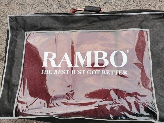 Preview of the first image of Rambo 6 foot 6 all in one turnout rug 400g.