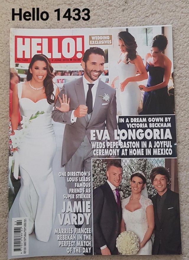 Preview of the first image of Hello Magazine 1433 -Eva Longoria Weds Pepe Baston in Mexico.